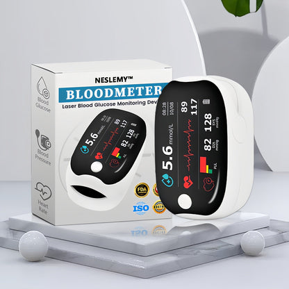 NESLEMY™ Advanced Laser Glucose Monitor – No Pricks, 99.9% Accuracy!🔥