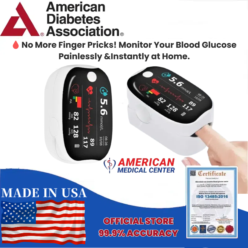 NESLEMY™ Advanced Laser Glucose Monitor – No Pricks, 99.9% Accuracy!🔥