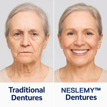 NESLEMY™ Custom-Fit Functional Dentures - Perfectly Fitted in Minutes at Home