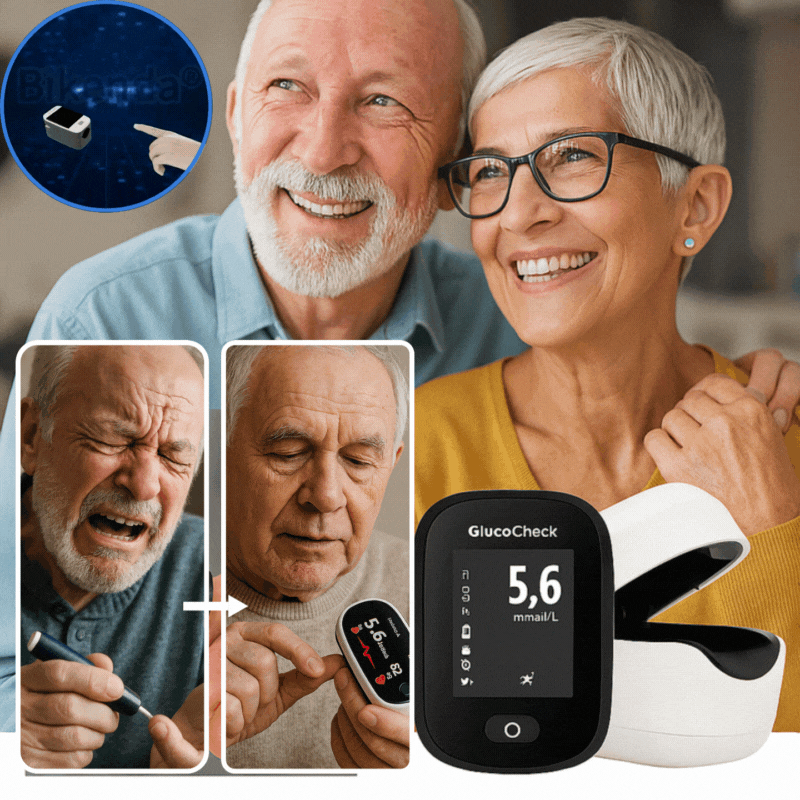 NESLEMY™ Advanced Laser Glucose Monitor – No Pricks, 99.9% Accuracy!🔥